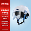 京東京造 電動車頭盔 3C認證 新國標A類 315晚會款 電瓶車均碼藍白