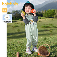 88VIP：巴拉巴拉 嬰兒衣服連體衣新生嬰兒哈衣爬服外出抱衣寶寶春裝清新萌