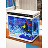SUNSUN 森森 魚缸桌面小型超白玻璃免換水生態輕奢客廳金魚缸造景水族箱