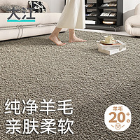 DAJIANG 大江 地毯客廳 輕奢高級感20%羊毛地毯臥室大面積免洗200x300cm