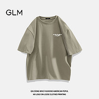 SENMA 森馬 集團品牌GLM夏季新款短袖T恤印花潮牌潮流寬松時尚打底衫上衣