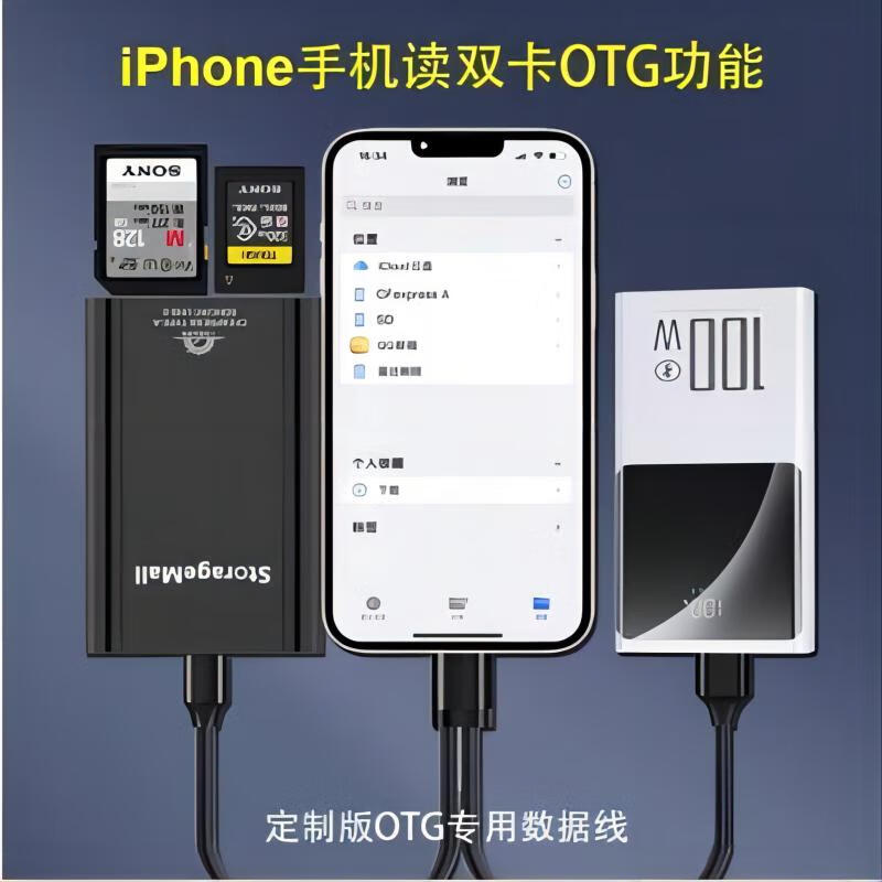 雷掣LC-CFR ZENA 二合一读卡器 CFexpress Type A卡 CFeA SD4.0卡摄影读卡器 10Gbps 【iphone可用】送苹果OTG线 CFeA/SD4.0 二合一