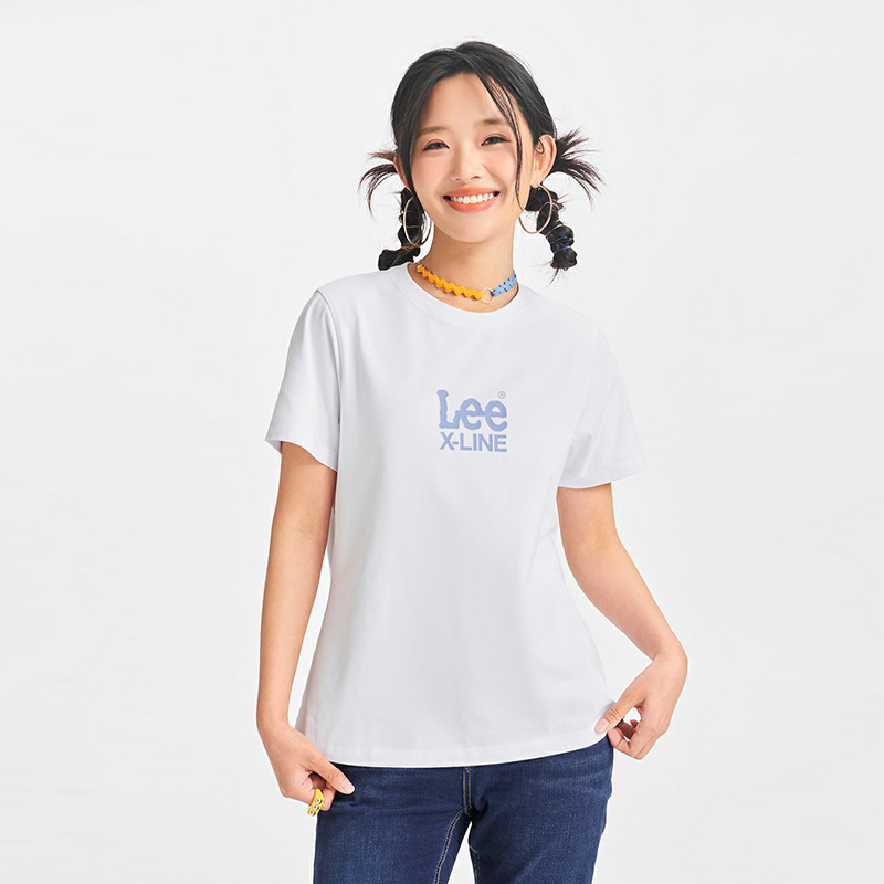 Lee 女士圆领短袖T恤 LWT008224202