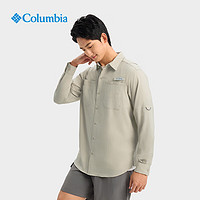 哥倫比亞 24春夏新品男女釣魚速干輕薄長袖襯衫FJ7253 160男女 L