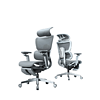 Motostuhl 摩伽 S3Plus人體工學椅辦公椅電腦椅家用舒適久坐護腰椅子工程學椅 極客版-6D扶手-帶腿托-灰色