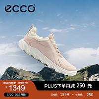 爱步（ECCO）运动鞋女 24年夏季牛皮软底舒适日常跑步休闲鞋 驱动820313 裸粉色82031302118 36