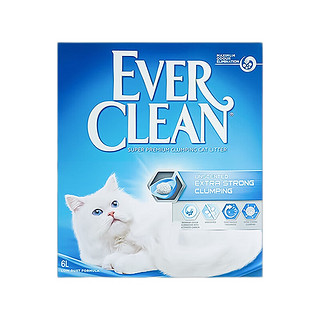 EVER CLEAN 铂钻 EverClean铂钻进口膨润土猫砂5.4kg*2包版蓝银红绿标速凝