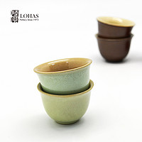 陆宝 陶瓷茶具个人品茗主人茶杯子日式单杯文创双层隔热喝茶杯清仓