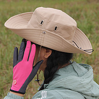 西部牛仔帽子女夏秋大檐露营渔夫帽防晒遮阳户外旅游登山徒步帽男