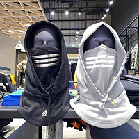 adidas 阿迪達斯 反光條紋保暖連帽面罩騎行微薄 H08835 H09365