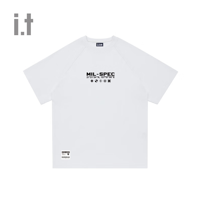 izzue it 男装短袖T恤2024夏季010270 WHX/白色 XS