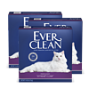88VIP：EVER CLEAN 鉑鉆 EverClean鉑鉆美國進口貓砂紫標14磅*3盒膨潤土除臭貓砂