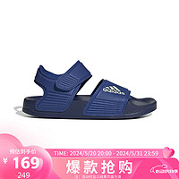 阿迪达斯 （adidas）夏男女童魔术贴沙滩露趾凉鞋 ID2626 蓝色 28码 