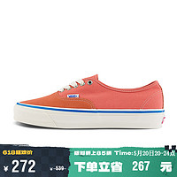 VANS 范斯 Authentic Reissue 44小臟橘男鞋女鞋板鞋 橙色 34.5