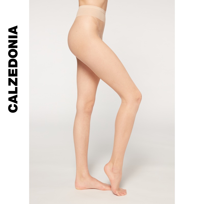 CALZEDONIA光腿女士莱卡®系列裸感简约连裤袜丝袜三双组合装