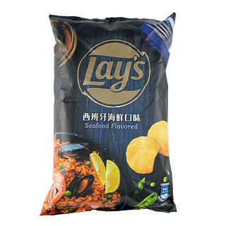 88VIP：Lay's 乐事 西班牙海鲜味薯片184.2g大包休闲食品膨化零食小吃