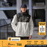 北面（The North Face）单层冲锋衣男户外运动外套防水透汽24春季|8AUN VOR/白色 L/175