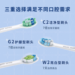 PHILIPS 飞利浦 基础洁净系列 电动牙刷刷头