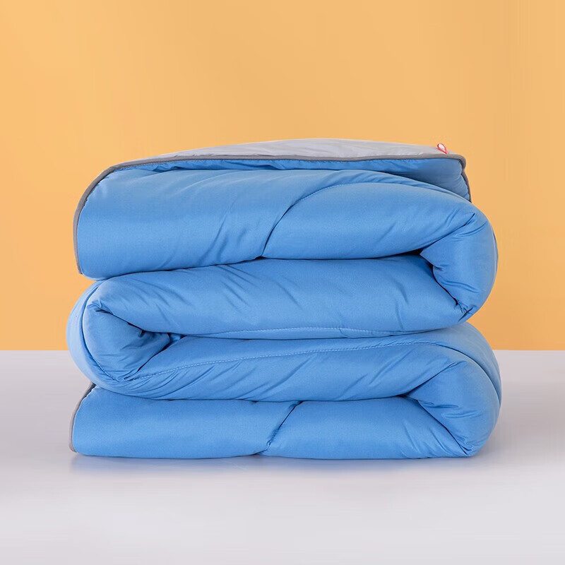 LOVO罗莱生活旗下品牌  四季被保暖被子被芯 四季被 蓝色 220*240cm