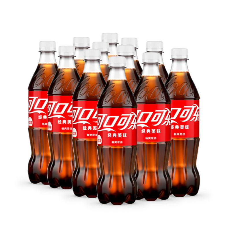 Coca-Cola 可口可乐 大额券 可口可乐经典原味可乐饮料汽水680ml*12整箱批发特价新老包装随机