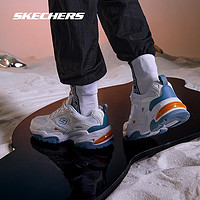 SKECHERS 斯凱奇 秋冬季機甲鞋男款休閑鞋復古減震老爹鞋輕便運動鞋