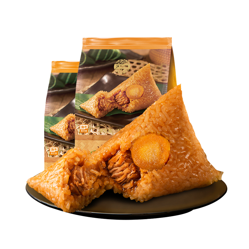 久知味 蛋黄鲜肉粽速食早餐135g*2