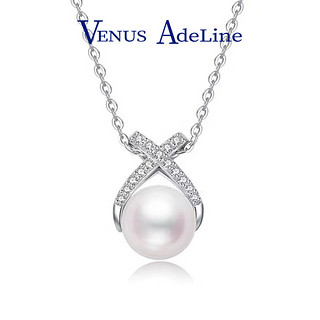 VENUS ADELINEs925银淡水珍珠项链