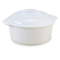 CHAHUA 茶花 微波爐專用器皿米飯蒸飯煲碗蒸盒蒸籠帶蓋泡面碗 蒸碗 2200ml