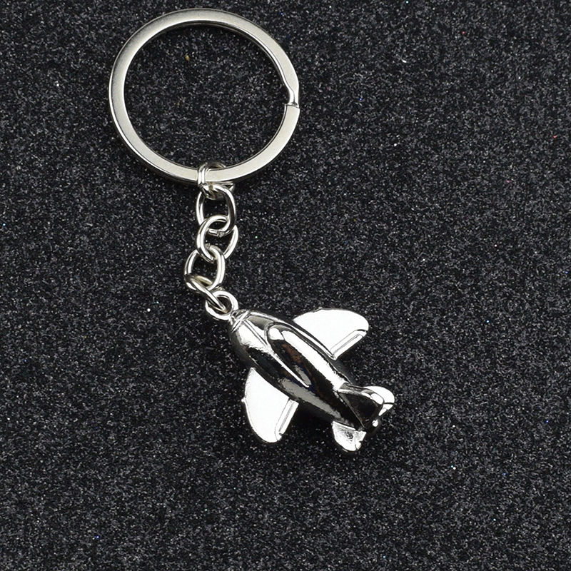 曲美思飞机钥匙扣创意金属钥匙链战斗机钥匙挂件航空小纪念品 53