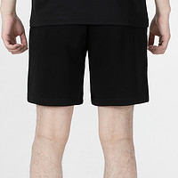 88VIP：SKECHERS 斯凱奇 短褲男子新款健身訓練褲戶外黑色休閑褲子L222M079-0018