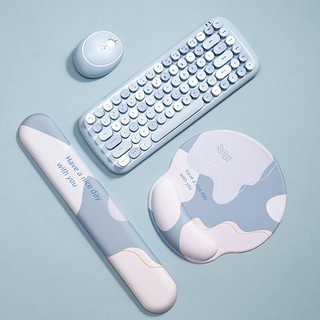 柯普顿 2021款护腕鼠标垫 创意卡通动漫硅胶垫 护腕鼠标垫+键盘手托
