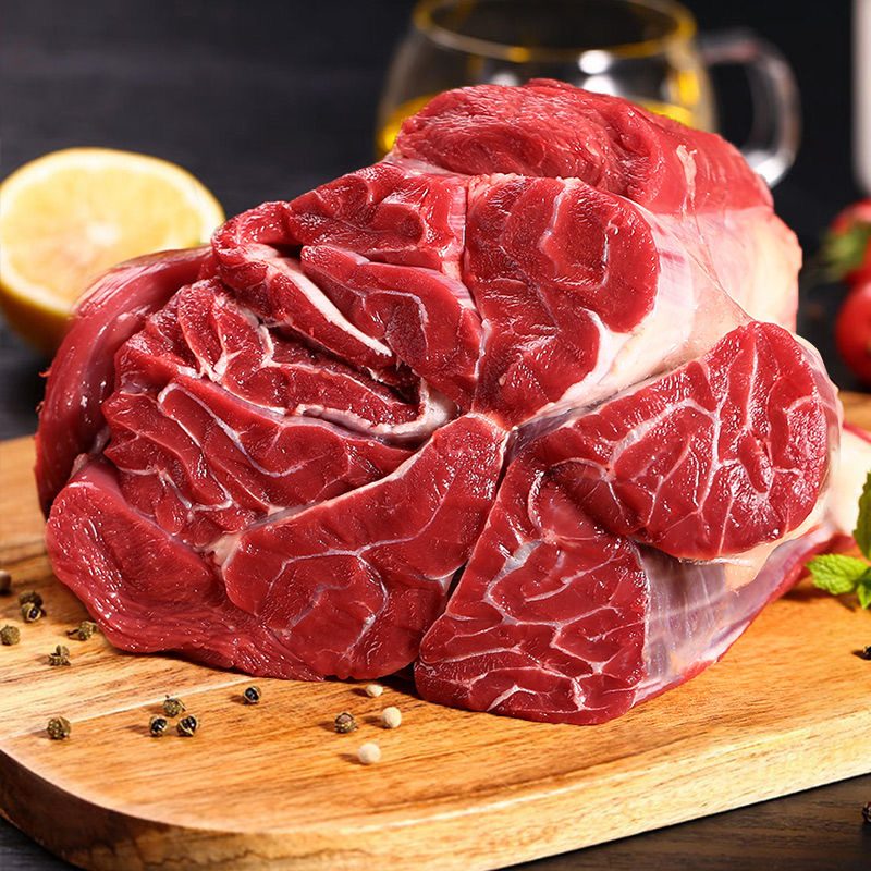 小雀虎原切牛腱子肉 新鲜冷冻整肉原切 生鲜牛肉 牛肉 精品牛腱子 严选牛腱子 净重  4斤