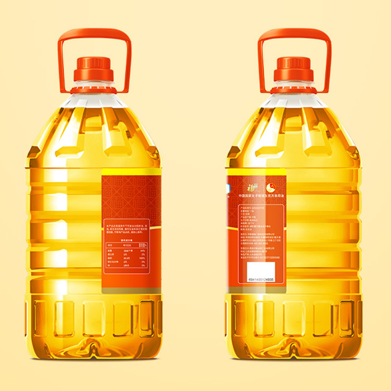 福临门浓香压榨一级花生油6.38L*2桶食用油家用营养
