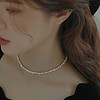 88VIP：珍·尚銀 珍尚銀天然淡水珍珠項鏈2024新款爆款首飾鎖骨鏈女
