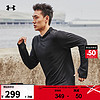 安德瑪 UNDERARMOUR）男子IntelliKnit針織連帽跑步運動衛衣1375075 黑色001 L