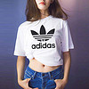 88VIP：adidas 阿迪達斯 三葉草短袖女裝運動服休閑上衣半袖T恤GN2899