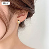 88VIP：OICI簡約金豆豆耳釘女韓國百搭耳環2024年新款潮高級感耳飾品耳墜
