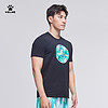 KELME 卡爾美 短袖T恤男士健身運動上衣綠城系列夏季透氣足球文化衫