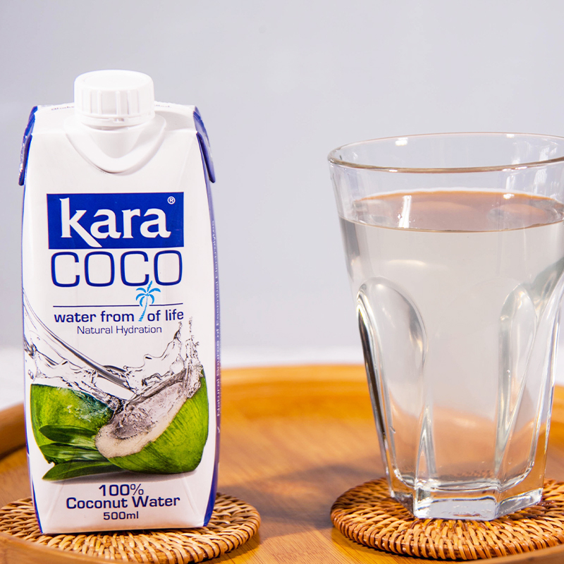 【U先专属】Kara 椰子水500ml*2电解质水印尼椰青水0脂低卡
