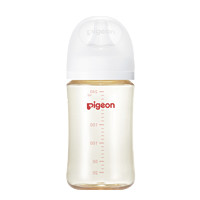 Pigeon 貝親 奶瓶新生嬰兒寬口徑ppsu奶瓶80ml防脹氣0-6-9個月+