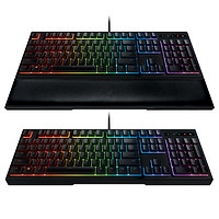 RAZER 雷蛇 雨林狼蛛V2V3X鍵盤RGB版薄膜輕機械自帶腕托CF電競