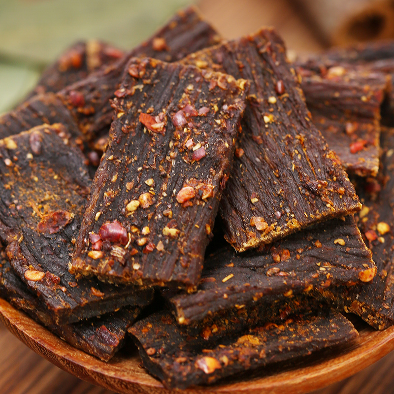 草原今朝0添加约9成干风干牛肉特干108g麻辣味休闲零食内蒙特产