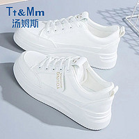 Tt&Mm; 湯姆斯 鞋子女2024年夏季新款潮百搭透氣網面小白鞋運動鞋