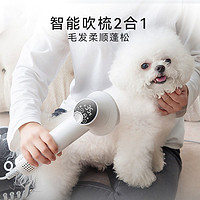 百億補貼：hipidog 嬉皮狗 寵物吹風機拉毛一體狗狗吹毛神器貓咪梳毛速干泰迪洗澡小型犬專用