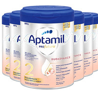 88VIP：Aptamil 愛他美 德愛白金 嬰幼兒配方奶粉 2段 800g*6罐