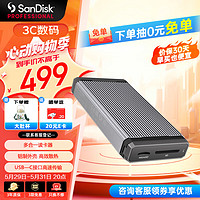 SanDisk professional 閃迪大師 PRO-READER SD讀卡器USB兼容Type-C高速傳輸多插槽高性能支持SD和microSD