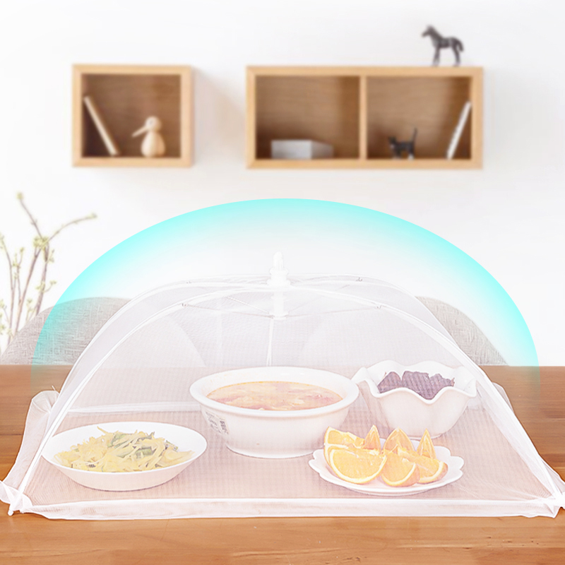 日本家之物语饭菜罩子盖菜罩可折叠食物餐桌罩防蝇防尘饭罩遮剩菜