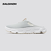salomon 薩洛蒙 女款 戶外運動柔軟輕便舒適透氣減震恢復拖鞋 REELAX SLIDE 6.0 珍珠灰藍
