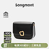 Songmont 崧 RESET系列 女士牛皮小方包 BB211029 黑色 中號