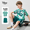 88VIP：Disney baby 迪士尼男童速干網眼短袖套裝2024夏季新款兒童戶外運動兩件套童裝